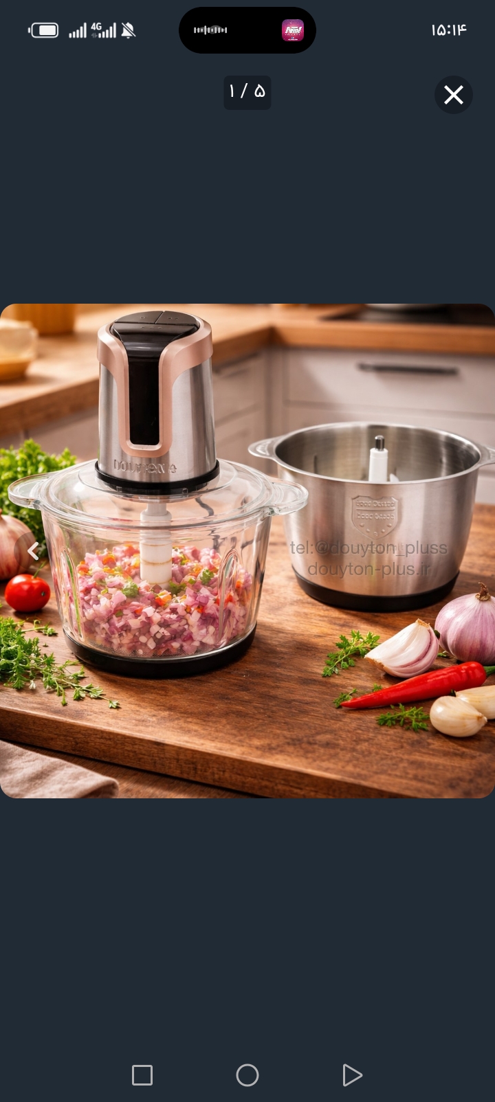 خرد کن دیجیتال دو کاسه دایتون مدل DP411